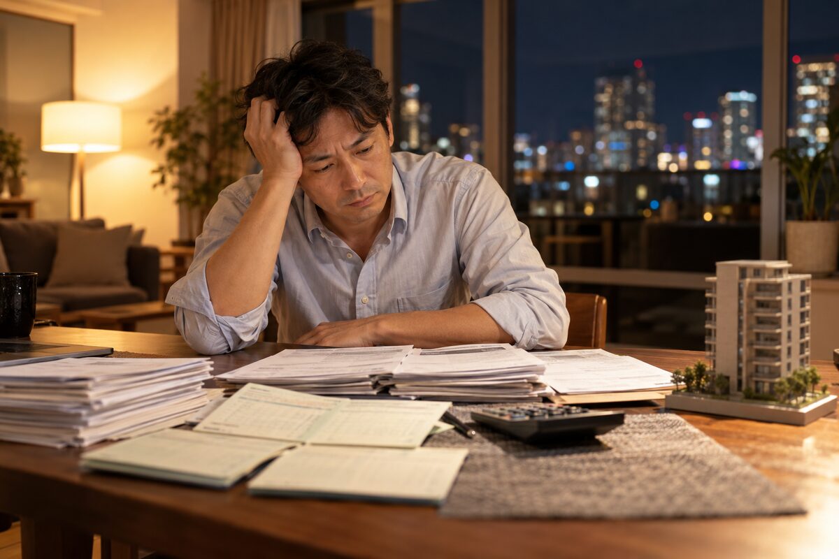 デッドクロスで元金返済が減価償却費を上回り手残りが減る仕組みと売却判断を解説する記事のイメージ