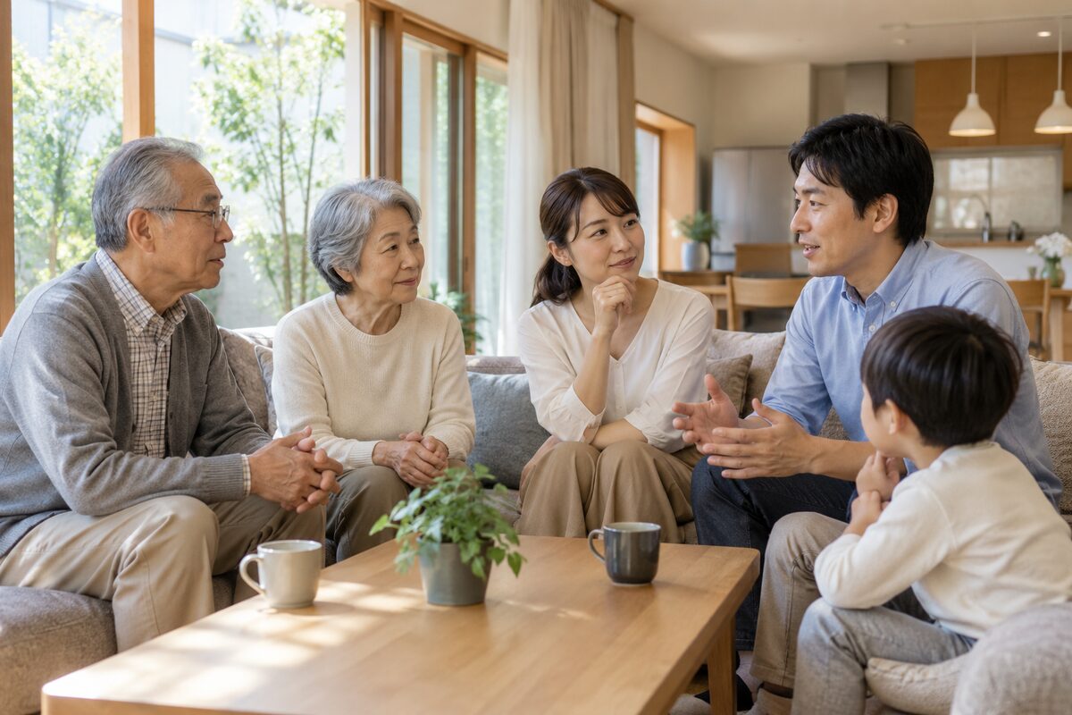 親と同居するために親の家と自分の家のどちらを売るか、税金と相続への影響を比べる記事のイメージ