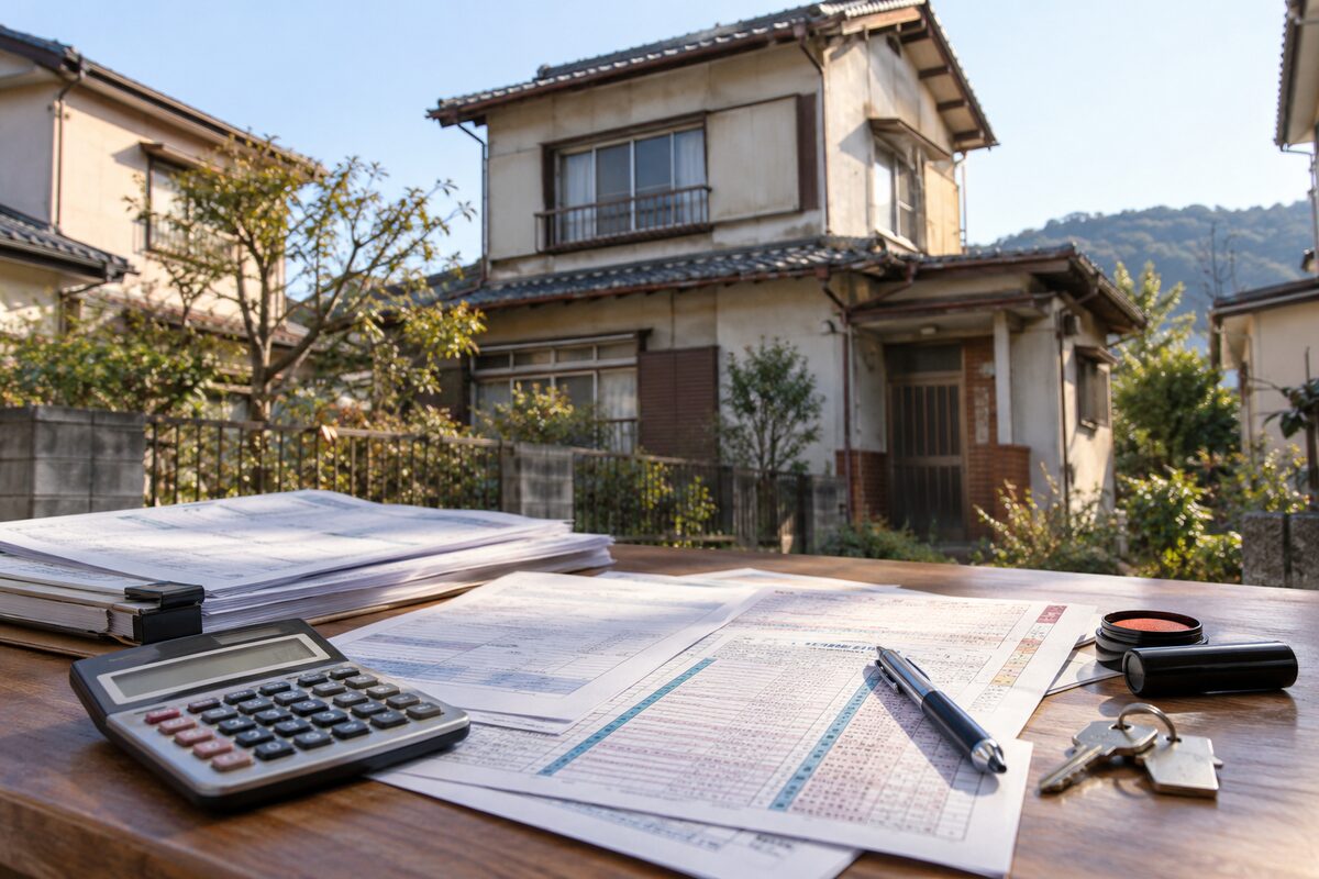 相続した不動産の売却にかかる税金の計算方法と3年10か月の期限を解説する記事のイメージ