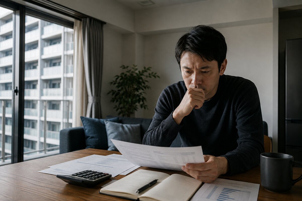 オーバーローン状態の投資用マンションの売却を検討するイメージ