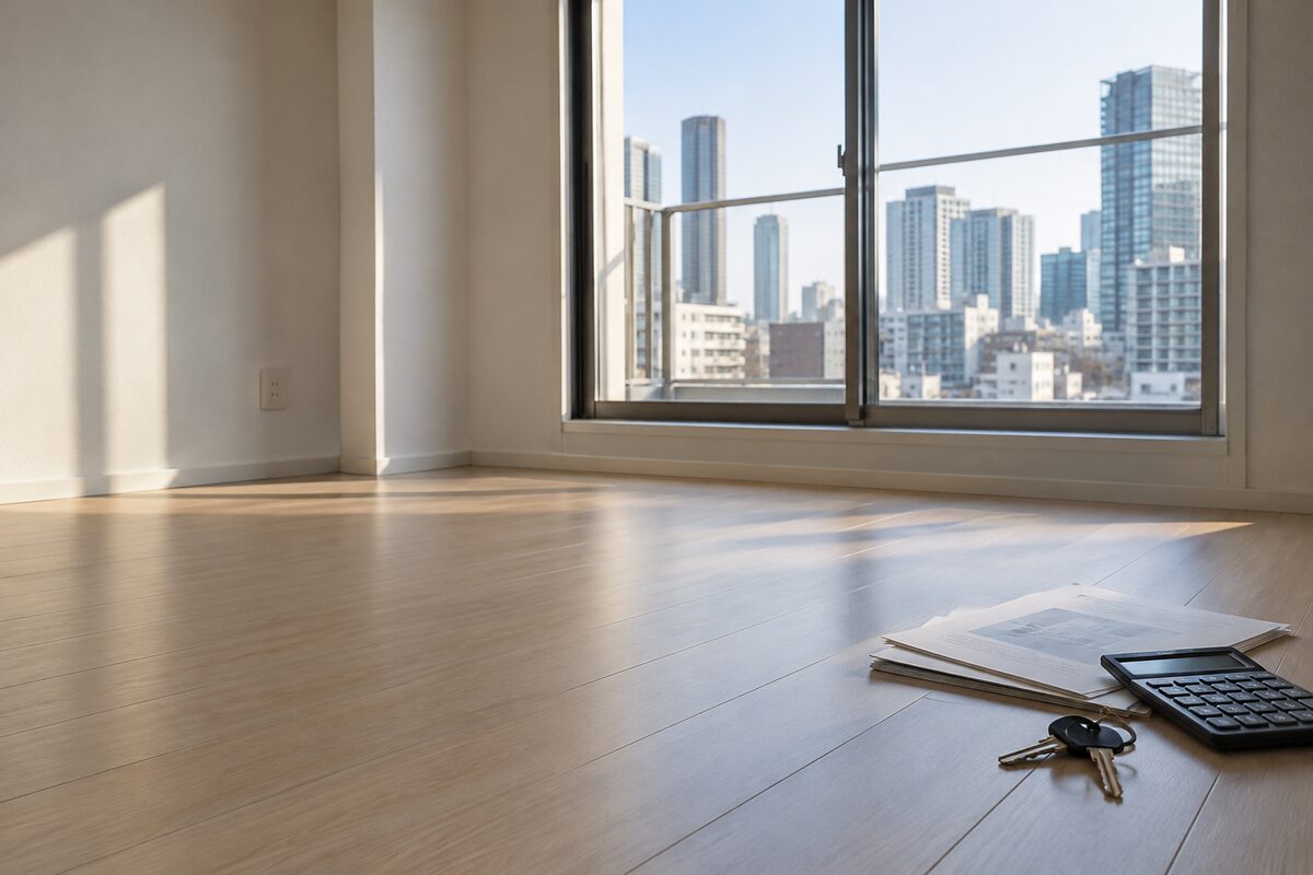 損切り売却を検討している投資用ワンルームマンションの室内